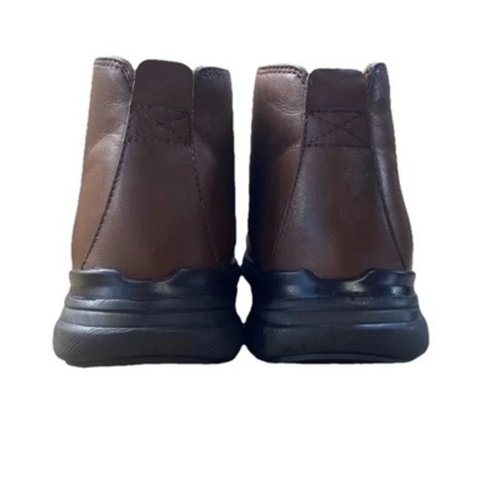 Kuru Mens Boots 9 Aalto Chukka Brown Mid Orthopedic Leather Ankle Arch Comfort